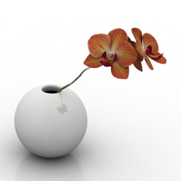 vase flower 3D Model Preview #b69ecf65