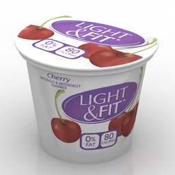 yogurt 3D Model Preview #46987fc5