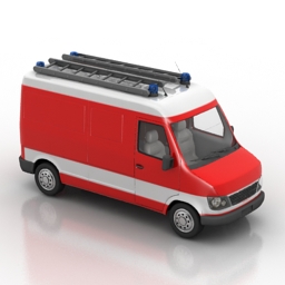 firetruck small eu 3D Model Preview #ae53751a