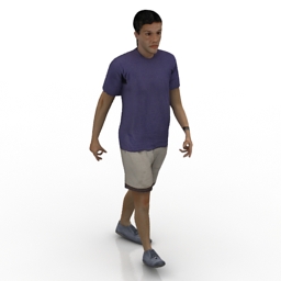 man 3 3D Model Preview #653c9b69