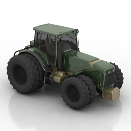 tractor 3D Model Preview #4cc2efd1