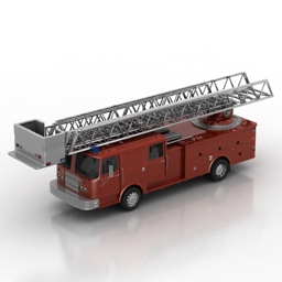 firetruck us 3D Model Preview #fb520632