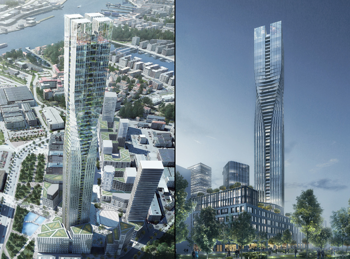 Sweden's tallest tower by SOM, Gothenburg