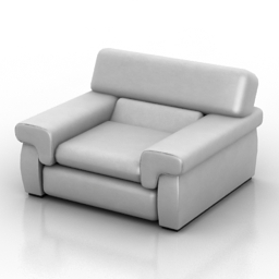 3D Armchair preview