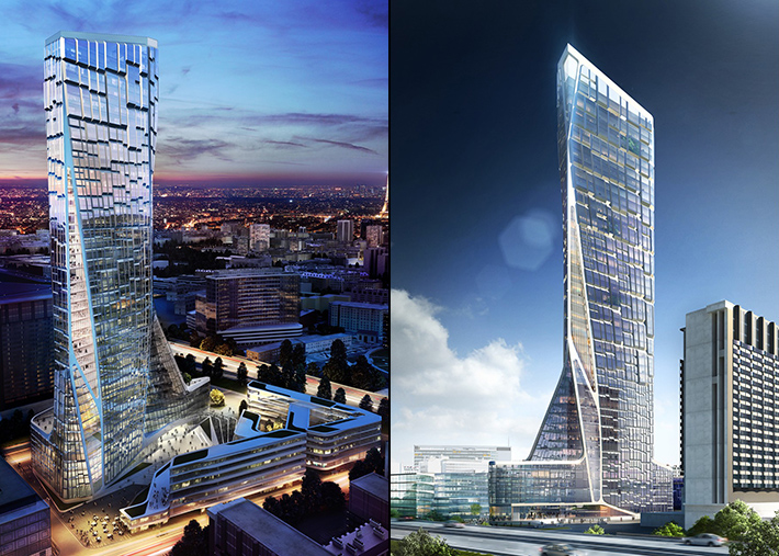 La Tour Bioclimatique office tower, Paris, France