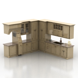 kitchen classic provance 3D Model Preview #523fe7bd