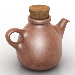 teapot small 3D Model Preview #a9d0fa64