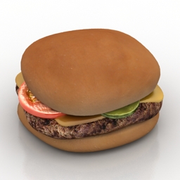cheeseburger 3D Model Preview #43850a22