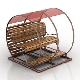 bench 3D Model Preview #8b969b78