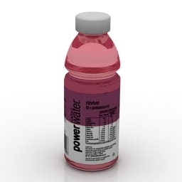 bottle water 3D Model Preview #5754d00a