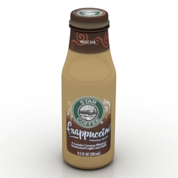 bottle coffee 3D Model Preview #7686f3f9