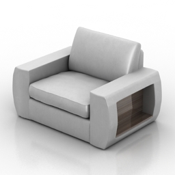 3D Armchair preview