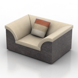 3D Armchair preview
