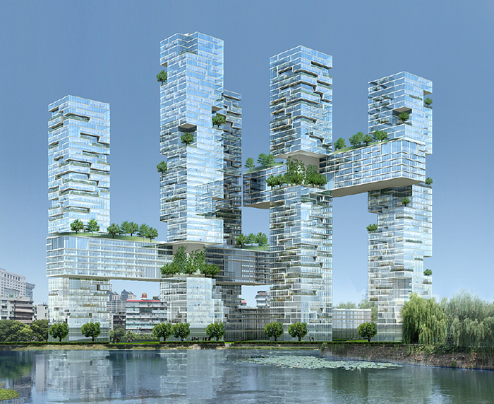 Wuhan Mikado mixed-use complex, Wuhan, China