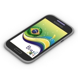 mobile phone samsung galaxy core 3D Model Preview #1f5cdd08