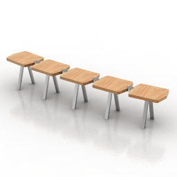 bench transform 3D Model Preview #372e45b4