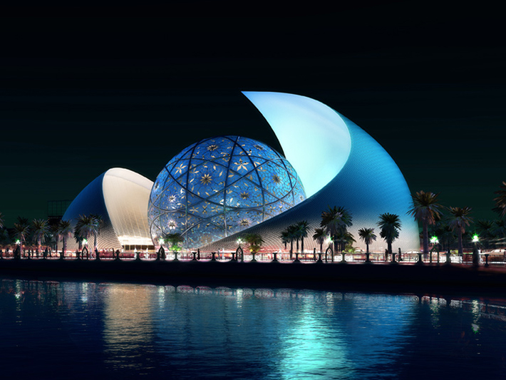 Parliament building by Foster + Partners, Abu Dhabi, UAE