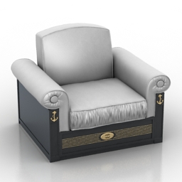 3D Armchair preview