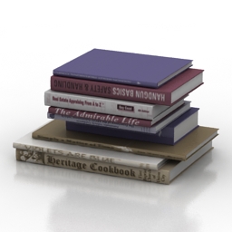 books 3D Model Preview #cc6e2806