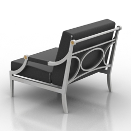 3D Armchair preview