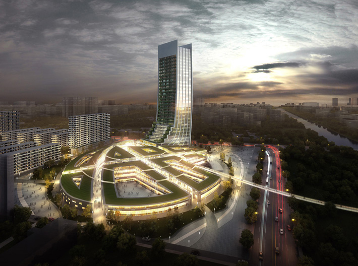 Baoye Sui-Ning City Plaza, Suining, China