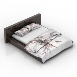 bed 3D Model Preview #d86e3beb