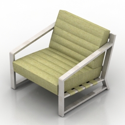 3D Armchair preview