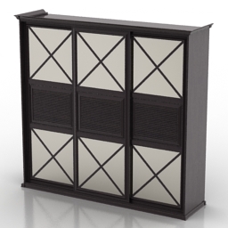 wardrobe mrdoors 3D Model Preview #167292e0