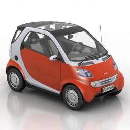 car smart fortwo 3D Model Preview #87173d76