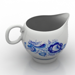 3D Milk jug preview