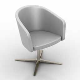armchair bene 3D Model Preview #8a3beec8