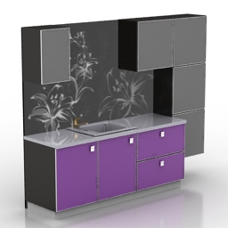 kitchen 3D Model Preview #865567f3
