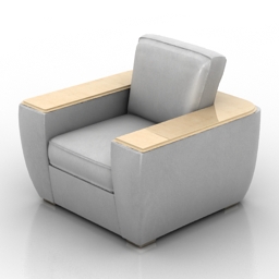 3D Armchair preview