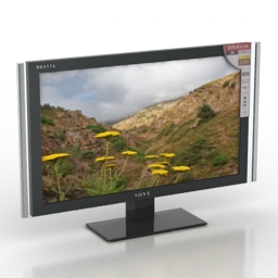 tv set sony bravia 3D Model Preview #de5972fc