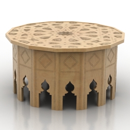 table arabian 3D Model Preview #8d584d13
