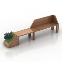 bench 3D Model Preview #5c415bfe