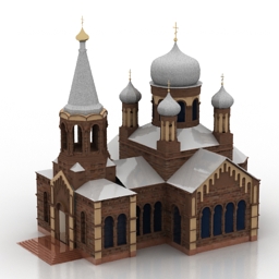 church 3D Model Preview #07ea0d76