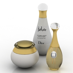 set perfume dior 3D Model Preview #f6a44448