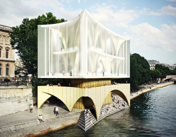 River Champagne Bar, Paris, France