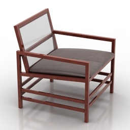 armchair 3D Model Preview #a3340375