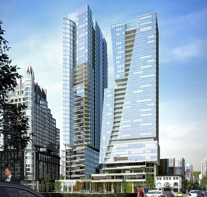 La Tour Icone skyscraper, Montreal, Canada