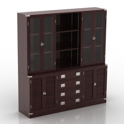 3D Bookcase preview
