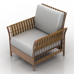 3D Armchair preview