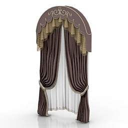curtain 3D Model Preview #d6108c79
