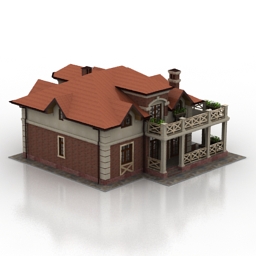 house 2 3D Model Preview #2339fb85