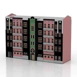 building eclectic styled house 3D Model Preview #0fa3f8c8