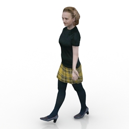 woman 008 3D Model Preview #5ab719b4