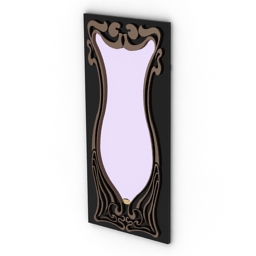 mirror art-nouveau  styled 3D Model Preview #54f33cc6