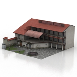 building ostozhenka restaurant tiflis moscow 3D Model Preview #11aa0842