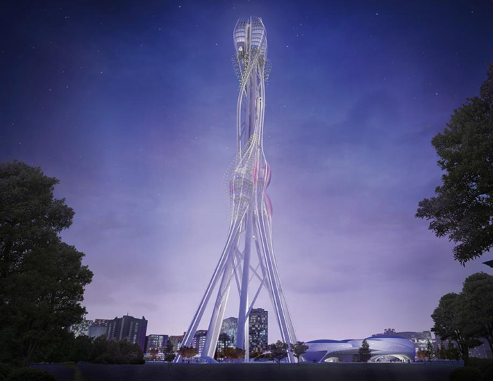 Fibrous Tower by SOMA, Taichung, Taiwan